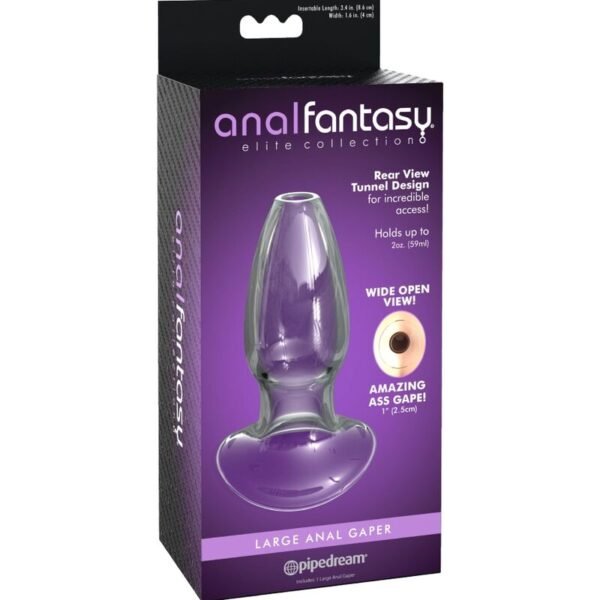 ANAL FANTASY ELITE COLLECTION -DILATOR DE CRISTAL ANAL GAPER TAMANHO M - Image 3