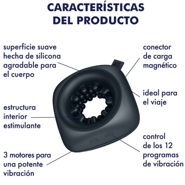 SATISFYER - RING STROKER MASTURBADOR & VIBRADOR - Image 5