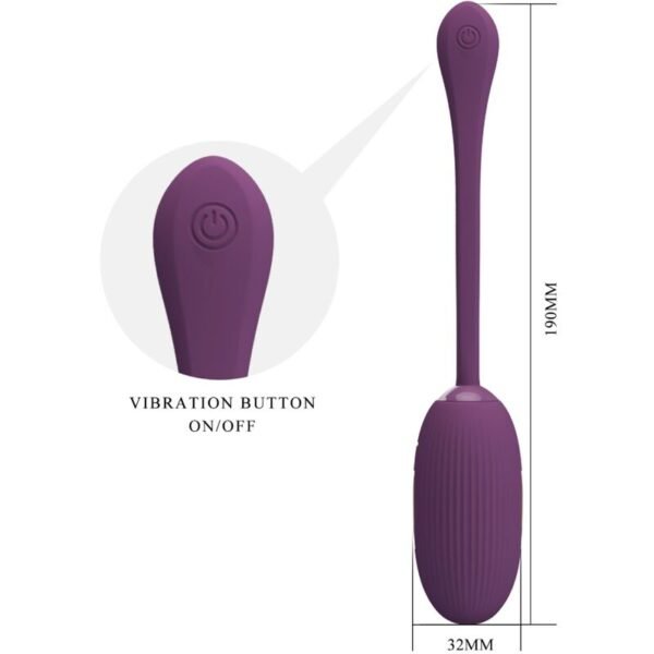 PRETTY LOVE - DOREEN OVO VIBRATÓRIO RECARREGVEL ROXO - Image 4