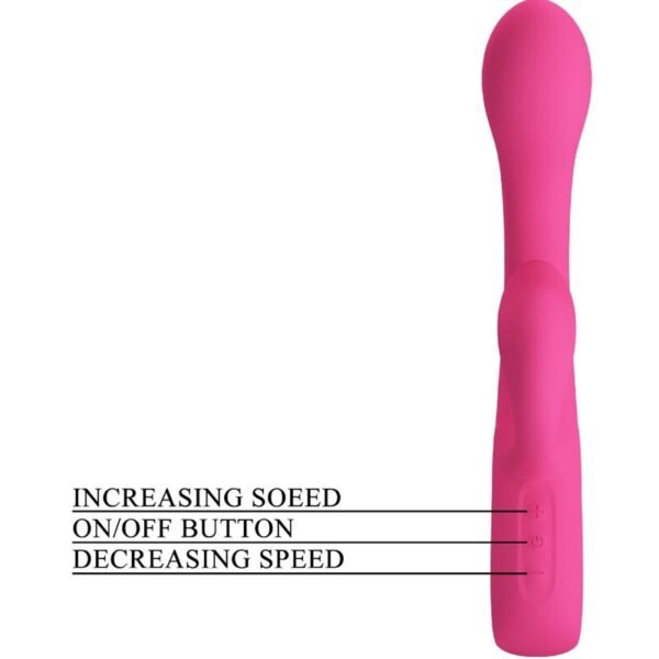 PRETTY LOVE - FRITZ RABBIT VIBRADOR 12 VIBRAÇÕES ROSA - Image 6
