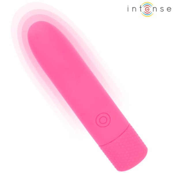 INTENSE - SYMONE  USB RECARREGÁVEL VIBRATÓRIA BULLET 8 VIBRAÇÕES ROSA 10 X 2,2 CM - Image 2