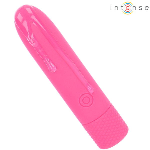INTENSE - SYMONE  USB RECARREGÁVEL VIBRATÓRIA BULLET 8 VIBRAÇÕES ROSA 10 X 2,2 CM - Image 3