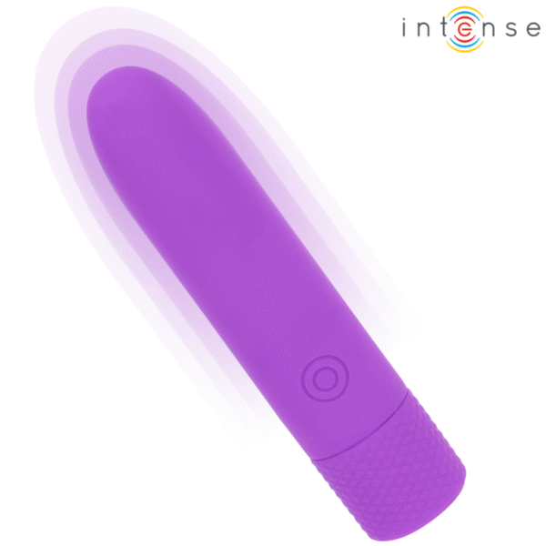 INTENSE - SYMONE  USB RECARREGÁVEL VIBRATÓRIA BULLET 8 VIBRAÇÕES ROXO 10 X 2,2 CM - Image 2