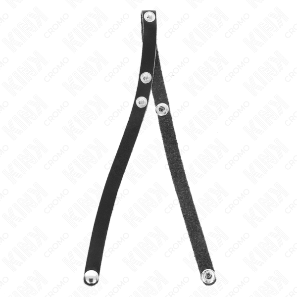 KINK - ANEL DE COURO PARA PÊNIS COM FECHO DE PRESSÃO 39 X 1 CM - Image 4