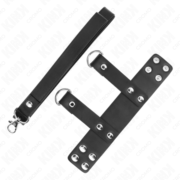 KINK - ANEL PARA PÊNIS COM TIRA DE COURO AJUSTÁVEL - Image 4