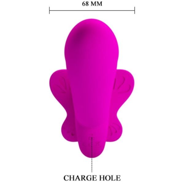 PRETTY LOVE - VIBRADOR VALERIE DOUBLE STRAP-ON 12 VIBRAÇÕES ROXO - Image 5
