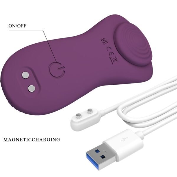 PRETTY LOVE - MANE LAY ON MASSAGEADOR DE CLITÓRIS 10 VIBRAÇÕES CONTROLE REMOTO ROXO - Image 5