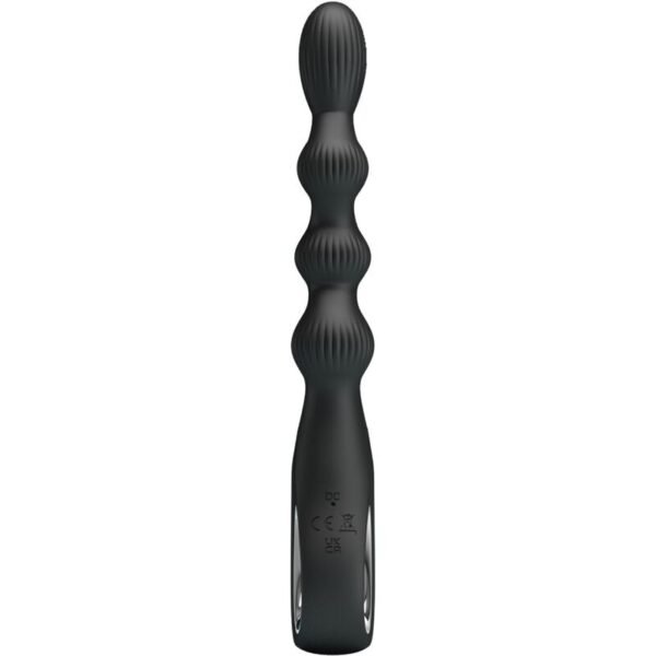 PRETTY LOVE - FEDERER VIBRADOR ANAL 12 VIBRAÇÕES PRETO - Image 2