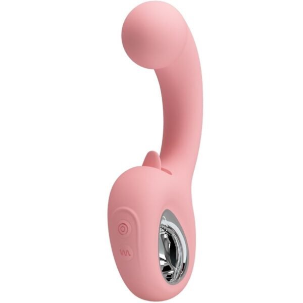 PRETTY LOVE - ERYNNYES VIBRADOR PONTO G + ESTIMULADOR DE CLITÓRIS 10 VIBRAÇÕES ROSA - Image 2