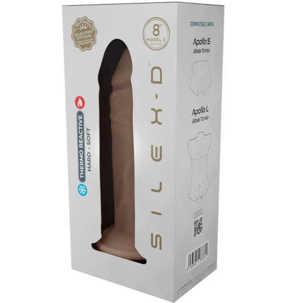 SILEXD - MODELO DE PÊNIS REALISTA 8 SILICONE LÍQUIDO 20,6 CM - Image 6