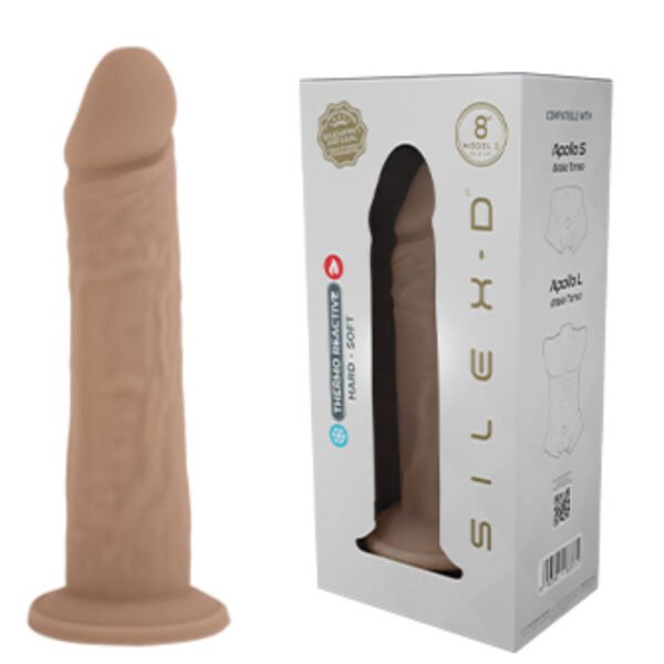 SILEXD - MODELO DE PÊNIS REALISTA 8 SILICONE LÍQUIDO 20,6 CM - Image 5