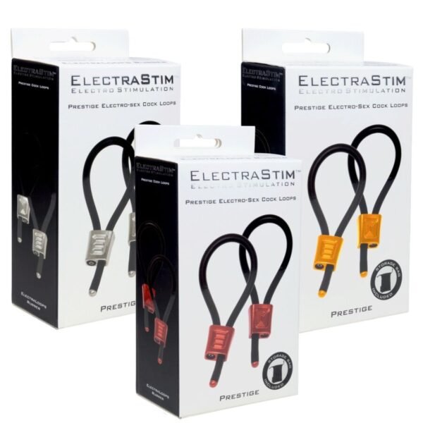 ELECTRASTIM - ANÉIS PENIANOS AJUSTÁVEIS PRESTIGE ELECTRA LOOPS VERMELHOS - Image 4