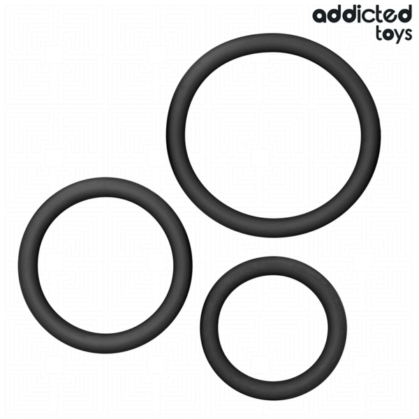 ADDICTED TOYS - CONJUNTO DE ANÉIS DE SILICONE MODELO 2 - Image 5