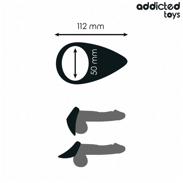ADDICTED TOYS - ANEL DE PÊNIS EM FORMA DE LÁGRIMAS - Image 4