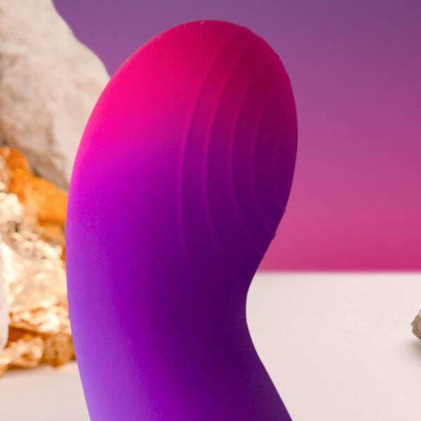 ROCKS-OFF - GLOW GIRL VIBE VIBRADOR DISCRETO ROXO PARA PONTO G - Image 4