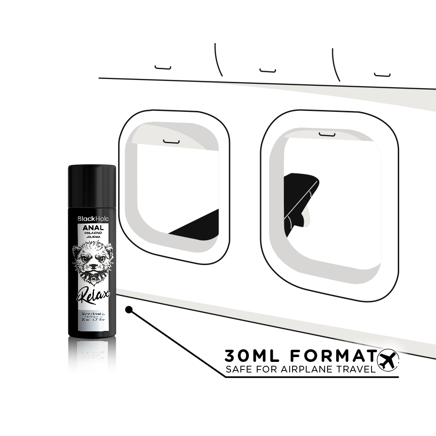 BLACK HOLE - RELAXANTE ANAL JOJOBA RELAX BASE DE SILICONE 30 ML - Image 5