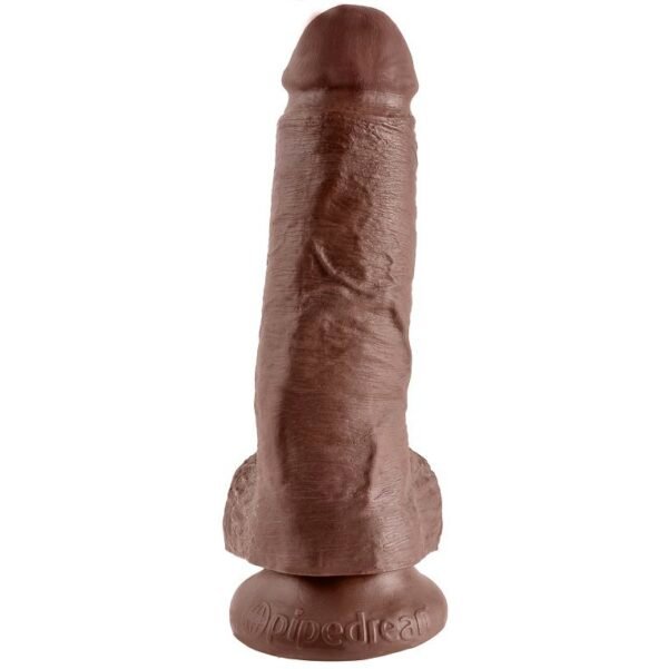 KING COCK - 8" PENE REALÍSTICO MARRÓN 20.3 CM - Image 2