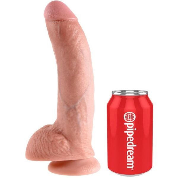 KING COCK - 9 CARNE DE DILDO COM BOLAS 22.9 CM - Image 3