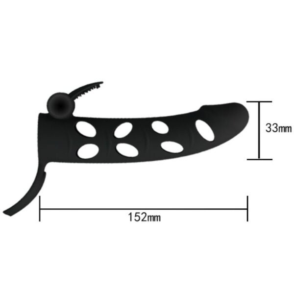 PRETTY LOVE - CAPA DE SILICONE COM VIBRAO 15.2 CM - Image 6