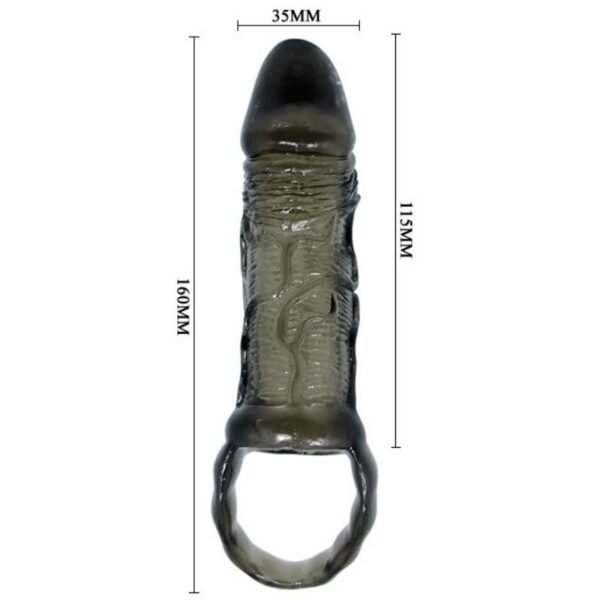 BAILE - BAINHA DE EXTENSO DE PÊNIS COM ALA PARA TESTÍCULOS 11.5 CM - Image 6