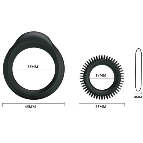 BAILE - KIT 2 ANÉIS DE SILICONE ANEL MASCULINO - Image 5