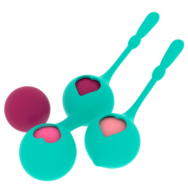 RITHUAL - CONJUNTO DE TREINAMENTO PÉLVICO DEVA AQUA GREEN - Image 4