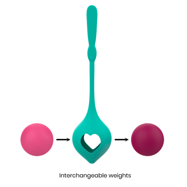 RITHUAL - CONJUNTO DE TREINAMENTO PÉLVICO DEVA AQUA GREEN - Image 5