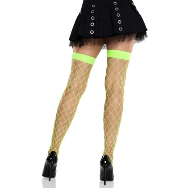 LEG AVENUE - CALÇA ARRASTÃO LARGA VERDE NEON - Image 2