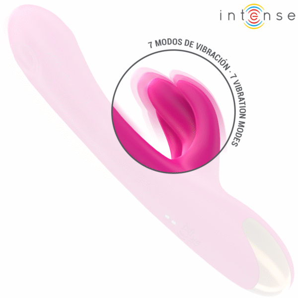 INTENSE - BRITNEY MULTIFUNCIONAL RABBIT VIBRADOR 23 CM ROSA - Image 5