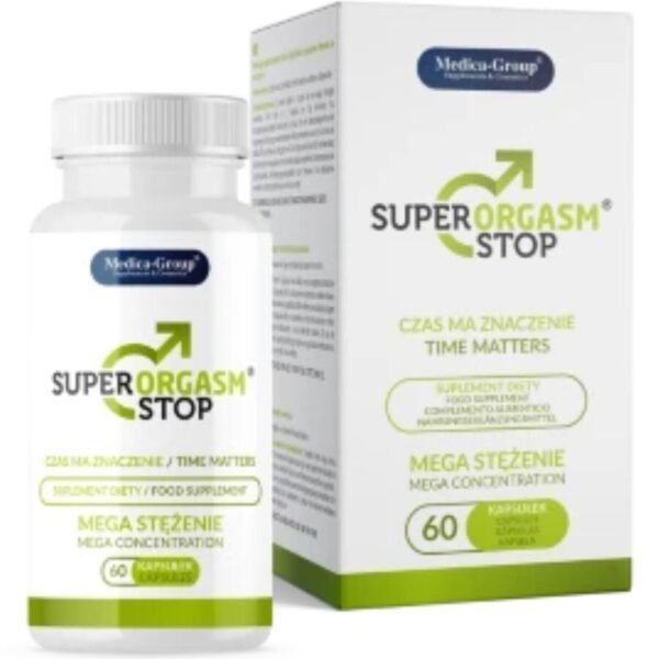 MEDICA GROUP - SUPER ORGASMO PARAR DE RETARDAR PARA HOMENS 60 CÁPSULAS - Image 3