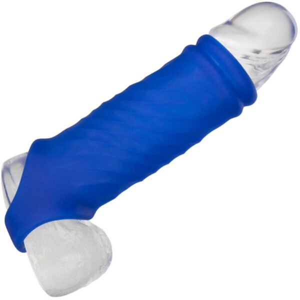CALEXOTICS - ADMIRAL WAVE PENIS COVER LÍQUIDO SILICONE AZUL - Image 5