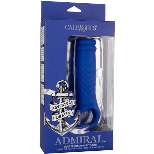 CALEXOTICS - ADMIRAL WAVE PENIS COVER LÍQUIDO SILICONE AZUL - Image 6