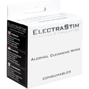 ELECTRASTIM - LENÇOS DE LIMPEZA COM ÁLCOOL 10 UNIDADES