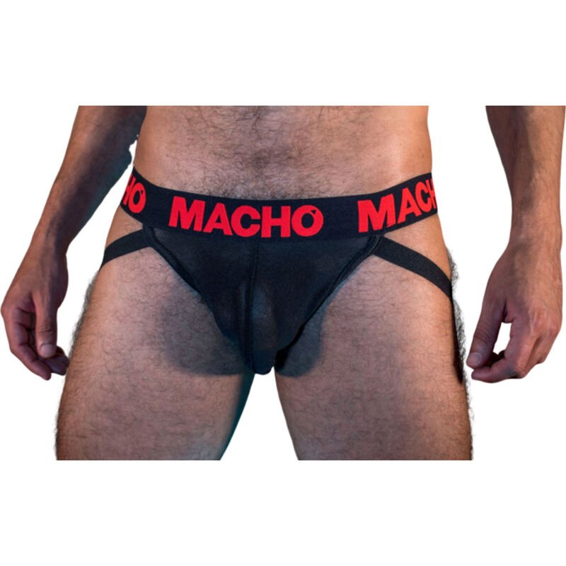 MACHO - MX26X2 JOCK PRETO/VERMELHO S - Image 2