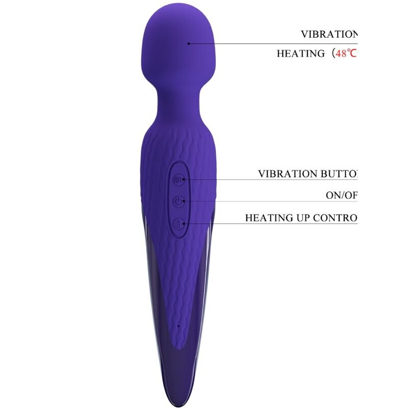 PRETTY LOVE - ANTONY YOUTH WAND VIBRADOR VIOLETA EFEITO DE CALOR - Image 6