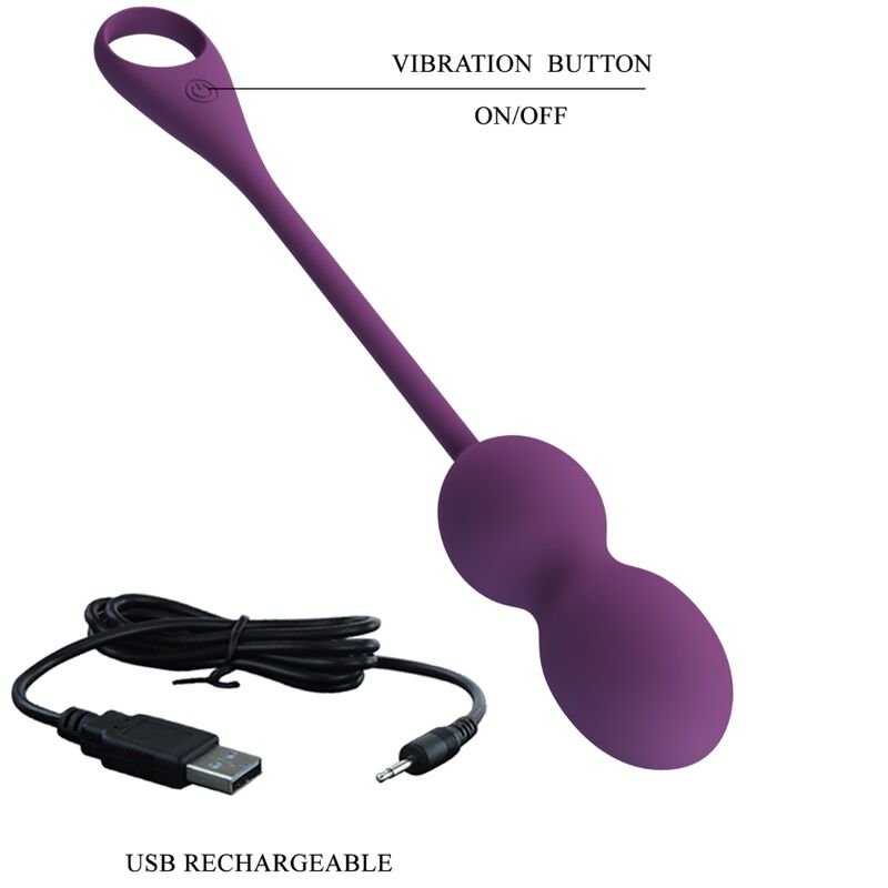 PRETTY LOVE - ELVIRA KEGEL BALLS APP CONTROLE REMOTO ROXO - Image 5