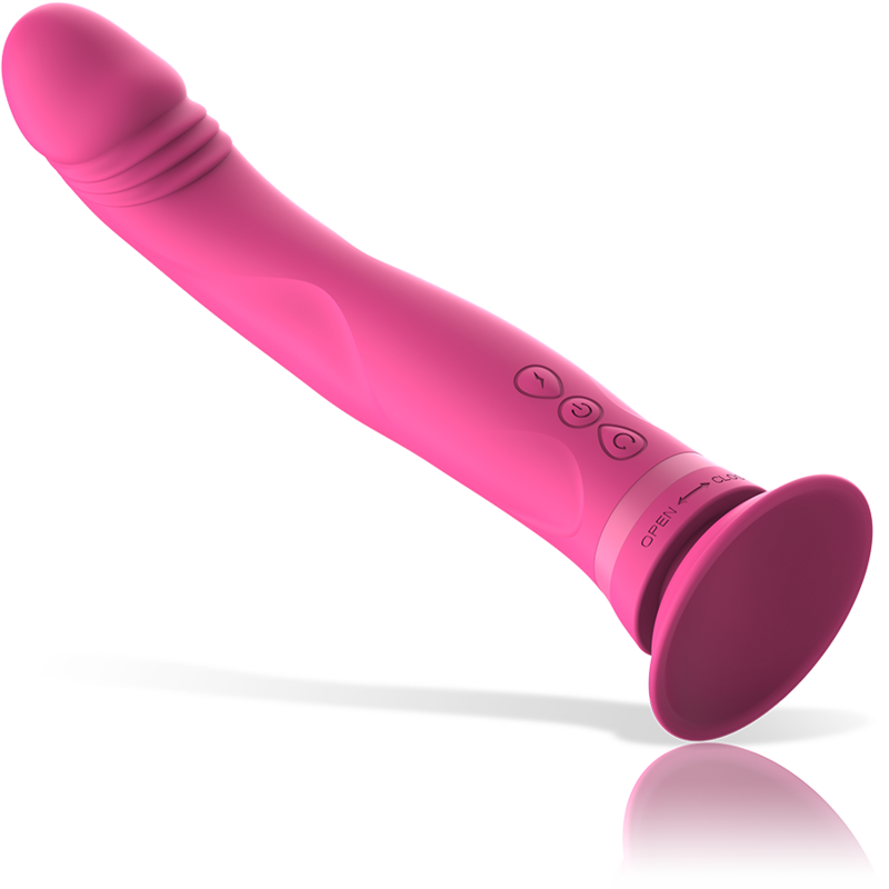 INTENSE - MICHELANGELO ROSA VIBRADOR DE SILICONE DILDO - Image 5