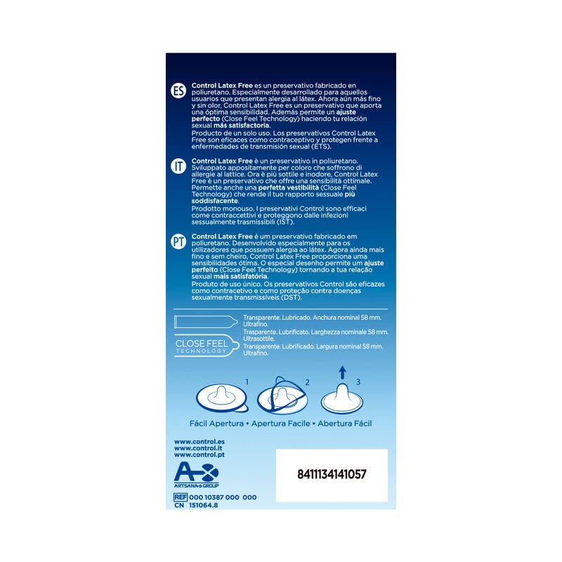 CONTROL - FREE SIN LATEX CONDOMS 5 UNITS - Image 2