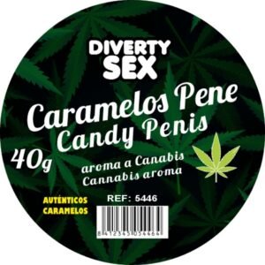 DIABLO GOLOSO - 20 PÊNIS DOCES CANNABIS AROMA