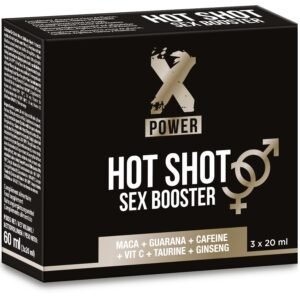X POWER - HOT SHOT SEX BOOSTER AUMENTA LIBIDO 3 X 20 ML