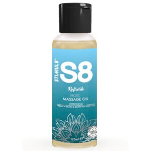 STIMUL8 - S8 REFRESH ÓLEO DE MASSAGEM DE ALGODÃO 125 ML