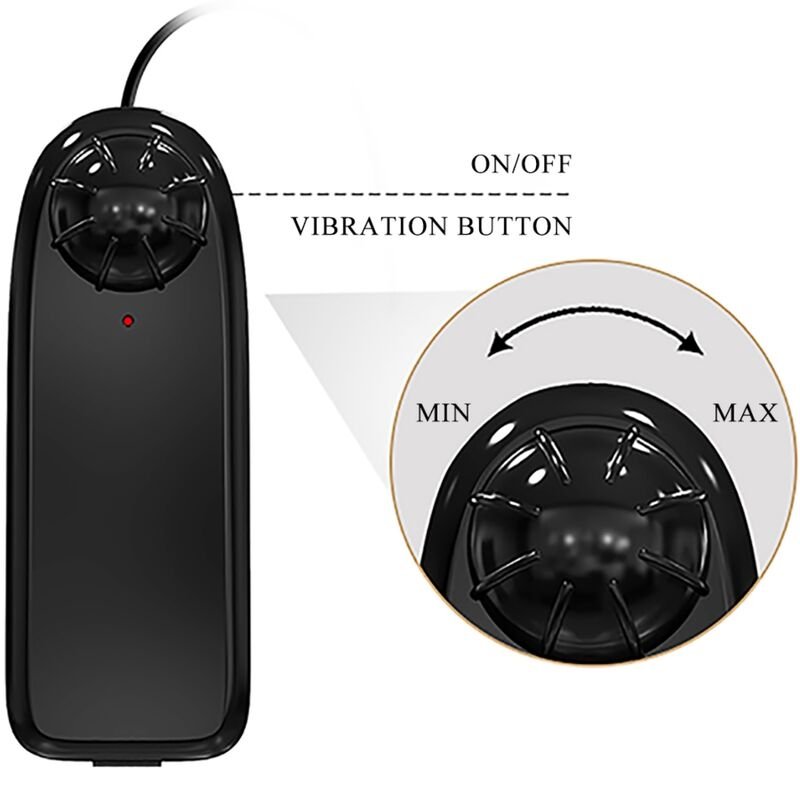 BAILE - CATOBLEPAS VIBRADOR REALISTA 20,6 CM CARNE CONTROLE REMOTO - Image 6