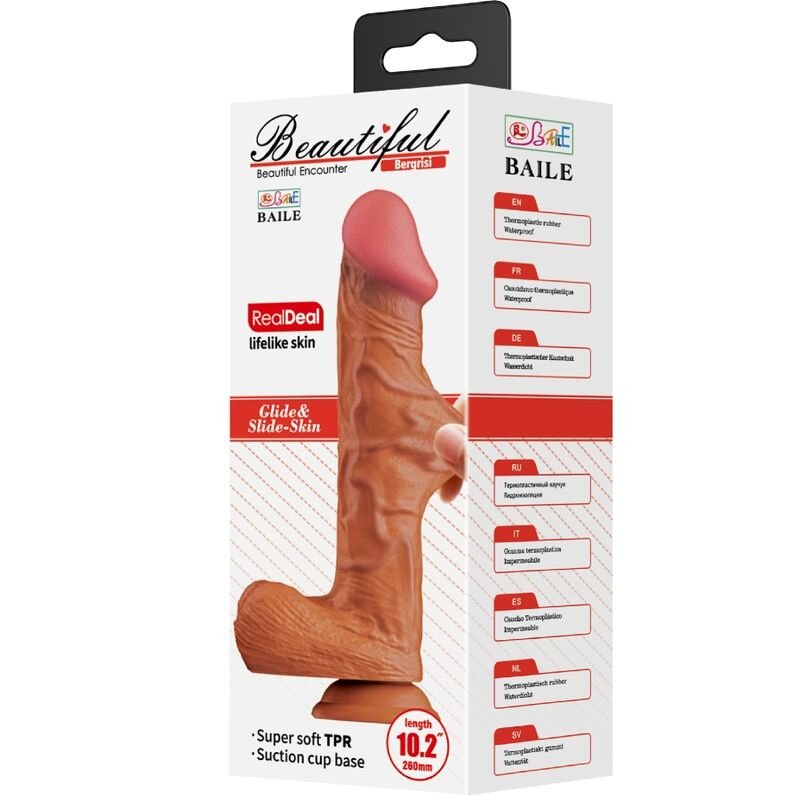 BAILE - BERGRISI DILDO REALISTA 26 CM CARNE - Image 6