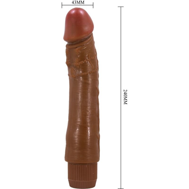 BAILE - VIBRADOR REALISTA DYBBUK 24 CM MULATO - Image 4