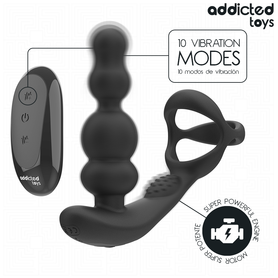 ADDICTED TOYS - MASSAGEADOR DE PRÓSTATA GIRATÓRIO COM CONTROLE REMOTO - Image 4