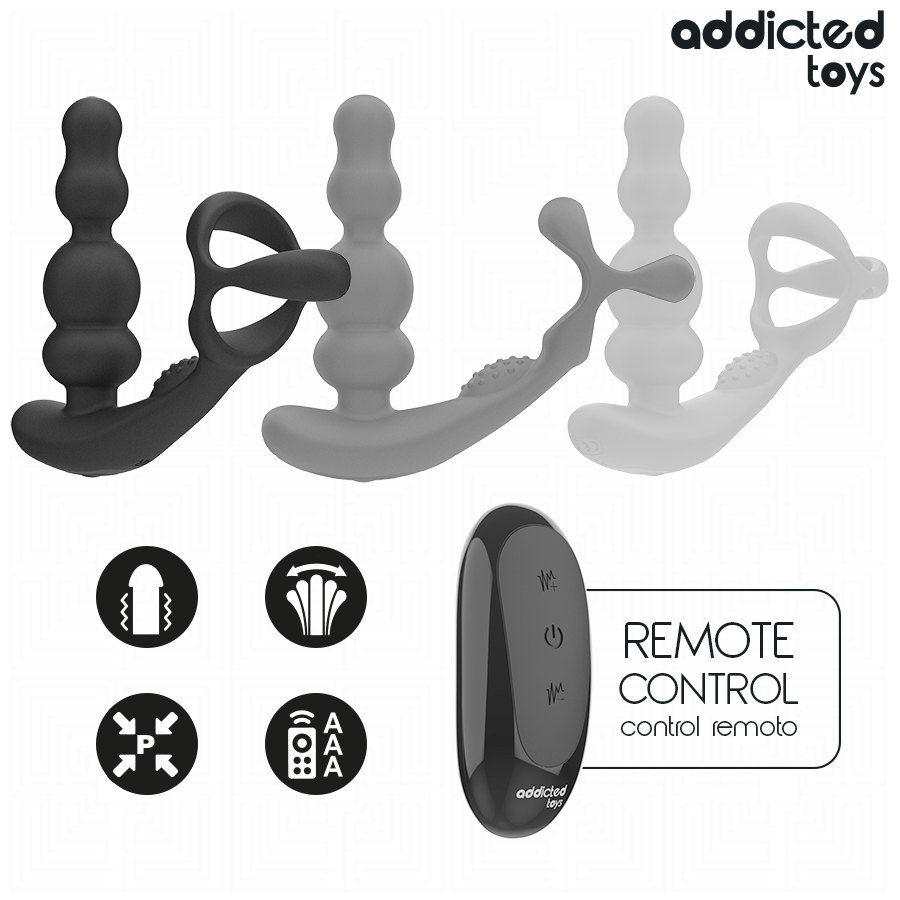 ADDICTED TOYS - MASSAGEADOR DE PRÓSTATA GIRATÓRIO COM CONTROLE REMOTO - Image 6