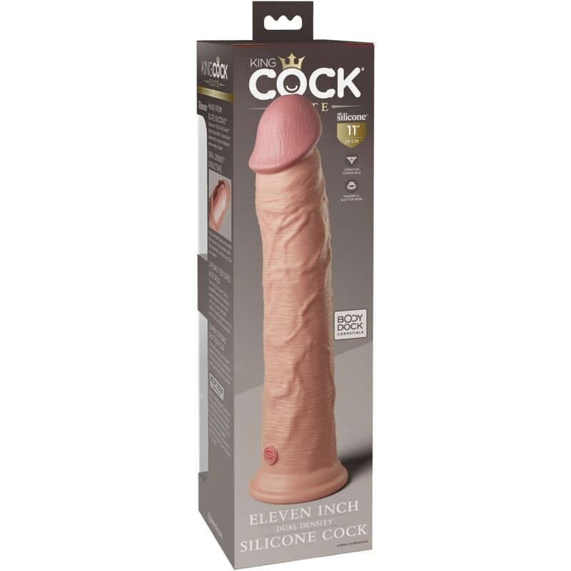 KING COCK - ELITE DILDO SILICONE REALISTA 28 CM - Image 5