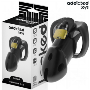 ADDICTED TOYS LOCKED - GAIOLA DE PÊNIS DEN INQUEBRÁVEL 9,8 CM