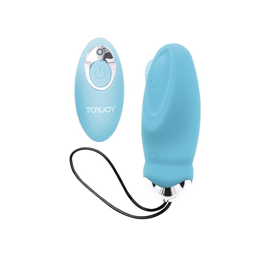 TOYJOY - FELICIDADE, EU ESTOU TÃO EXCITADO VIBRADOR COM CONTROLE REMOTO AZUL - Image 5