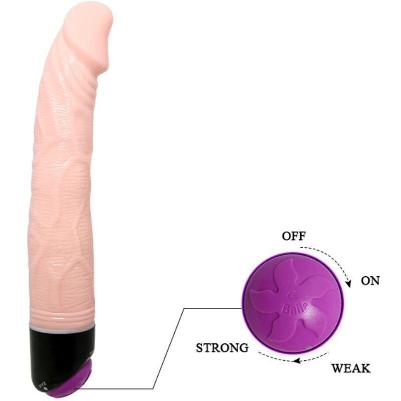 BAILE - VIBRADOR REALÍSTICO ADOUR CLUB 23 CM NATURAL - Image 4